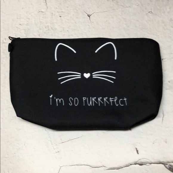 I’m So Purrrfect Makeup Bag - Picture 1 of 1